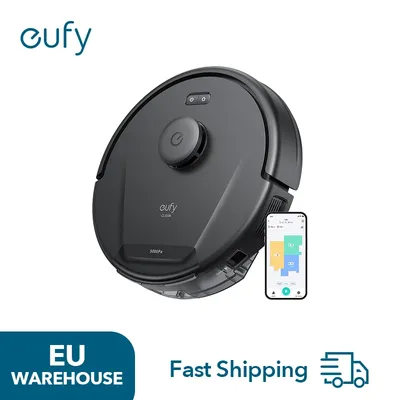 eufy L60 Roboterstaubsauger, extrem starke Saugleistung mit 5.000 Pa, Bodenreinigungsroboter mit iPath-Lasernavigation, App-Steuerung Image