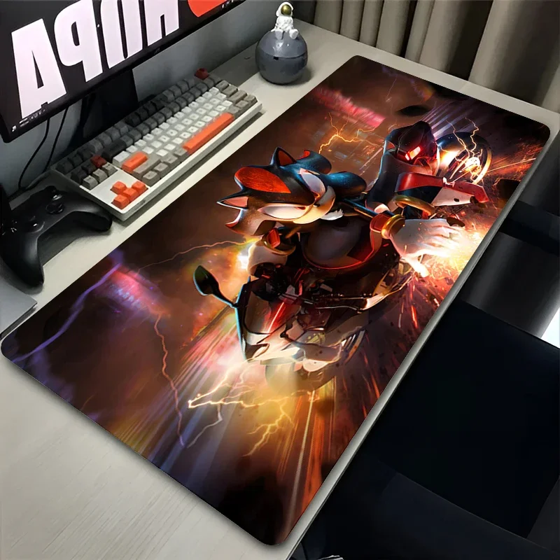 Mouse Pad Kawaii Anime HD Print Mousepad Laptop S-shadows The H-hedgehogs Desk Mouse Mat PC Gaming Accessories Soft Keyboard Pad Image