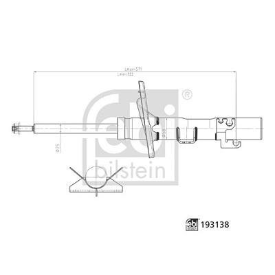 Febi Bilstein Stoßdämpfer [Hersteller-Nr. 193138] für VW Image