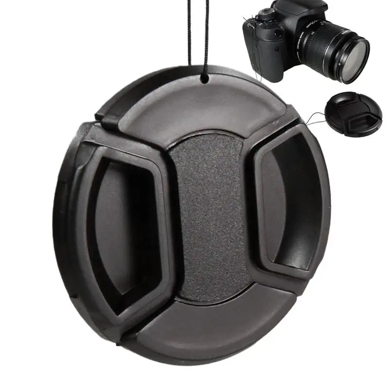 Kamera Objektiv Kappen Abdeckung Front Objektiv Abdeckung Schutz Anti-Slip Kamera Ersatz 58MM 67MM Universal objektiv abdeckung Zubehör