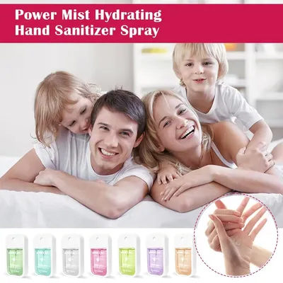 Hand Sanitizer Spray- No Rinse Antibacterial, Portable Travel Size 38ml, Quick Drying, Fresh Scent