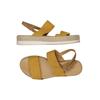 Catwalk Damen Sandale, Gr. 42, gelb, Kunstleder