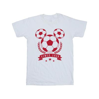 Disney Boys Mickey Football Head T-shirt (white) Cotton - Size 5-6Y | Disney Sale | Discount Designer Brands