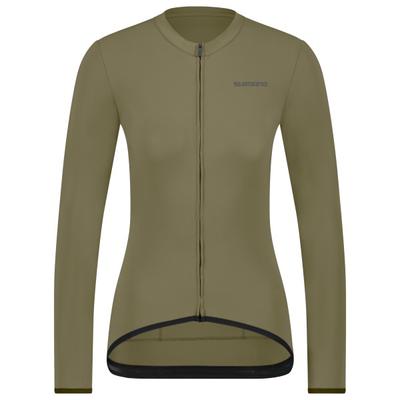 Shimano - Women's Futuro Long Sleeves Jersey - Radtrikot Gr XXL dark earth Image