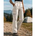 Per donna Pantaloni Cargo Pantaloni da escursionismo Esterno Vestibilità regolare Impermeabile Antivento Pantaloni Tasca Nero Rosa Spandex Campeggio / Escursionismo Golf Corsa S M L XL XXL