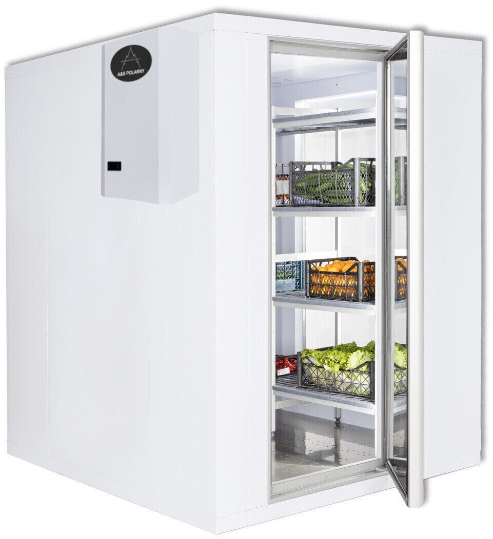 A&S polarny Gastro Tiefkühlzelle Aggregat Tiefkühlhaus 11,68 m³ 3000x2400x2200 mm -15/-20°C Image
