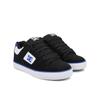 Sneaker DC SHOES "Pure", Gr. 11(44,5), blau (schwarz, blau, weiß), 55.4% Leder, 44.6% Synthetikmaterial, Schuhe