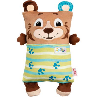 Kuscheltier NICI "Cosidoos, Bär mit Wendefunktion 30x20 cm", braun, Plüschfiguren, KinderB:20cm H:30cm L:11cm, Polyester, B:20cm H:30cm L:11cm