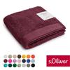 Handtuch S.OLIVER "s.Oliver, Premium Qualität, 600 gr/m², auch als Sets erhältlich", rot (burgundy), B:50cm L:100cm, Walkfrottier, Obermaterial: 100% Baumwolle, Handtücher (Packung), große Farbauswahl, auch als Duschtuch, Waschhandschuh, Gästetuch