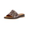 Pantolette GABOR COMFORT "Gabor Comfort Pantoletten Leder", Damen, Gr. 42,5, braun (leopard), Leder, casual, Schuhe