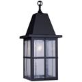 Arroyo Craftsman Hartford 1-Light Outdoor Hanging Lantern Glass in Brown | 18.5 H x 8 W x 8 D in | Wayfair HH-8F-BZ