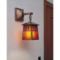 Arroyo Craftsman Raymond 1-Light Outdoor Wall Lantern Glass | 21.75 H x 9.88 W x 13.38 D in | Wayfair RB-10F-RB