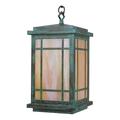 Gracie Oaks Kusiak 1-Light Outdoor Hanging Lantern Glass/Metal in Brown | 14.5 H x 8 W x 8 D in | Wayfair 8607FAE62E86429C961EADA837113DE5