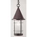 Arroyo Craftsman Valencia 1-Light Outdoor Pendant Glass in Gray | 17.38 H x 7.25 W x 7.25 D in | Wayfair VH-7RM-P