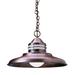 Arroyo Craftsman Newport 1-Light Outdoor Pendant Glass/Metal in White/Yellow | 10.38 H x 46.38 W x 17 D in | Wayfair NH-17GW-AB