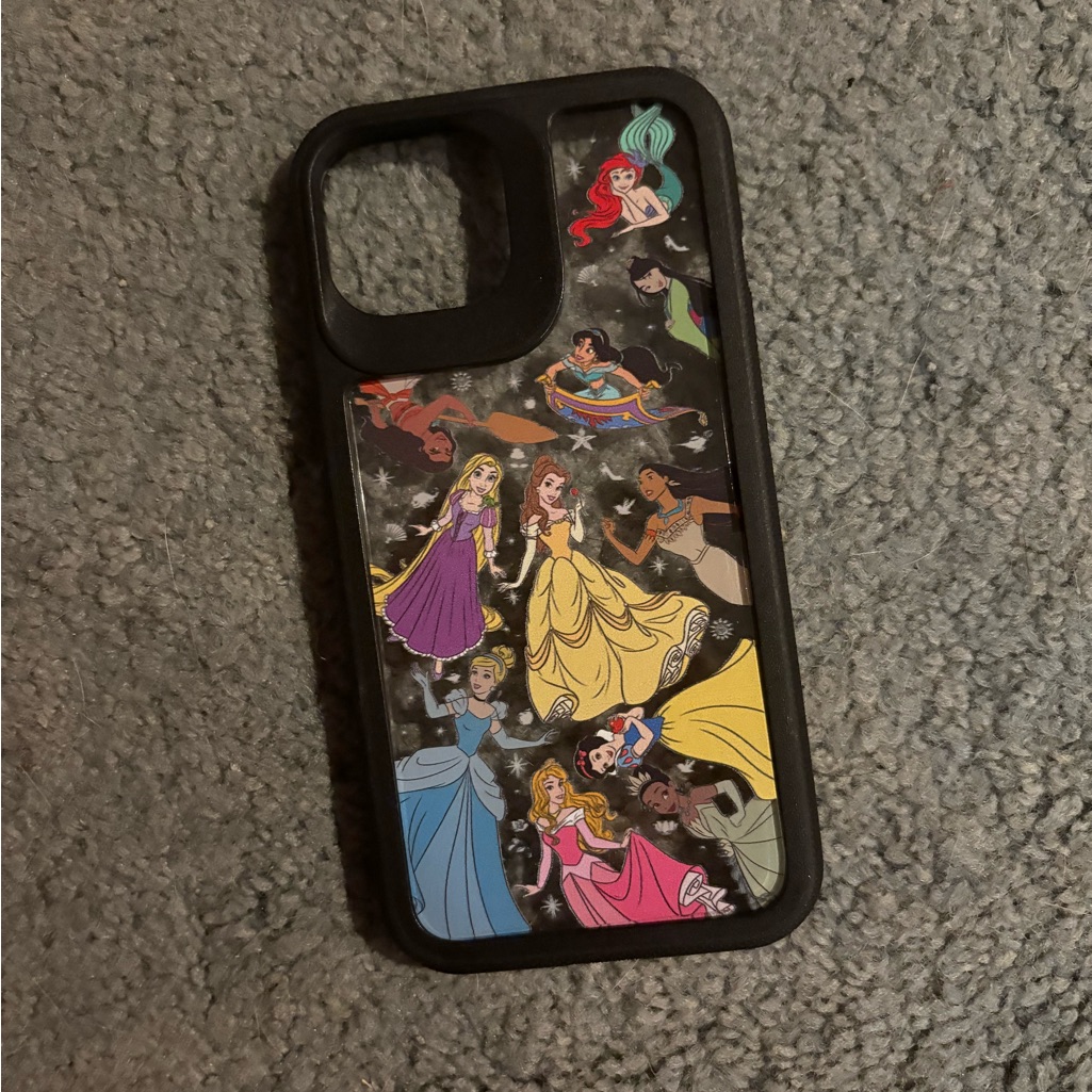 Disney Cell Phones & Accessories | Disney | Iphone 13 Princess 3d Effect Character Phone Case - Black | Color: Black | Size: Os