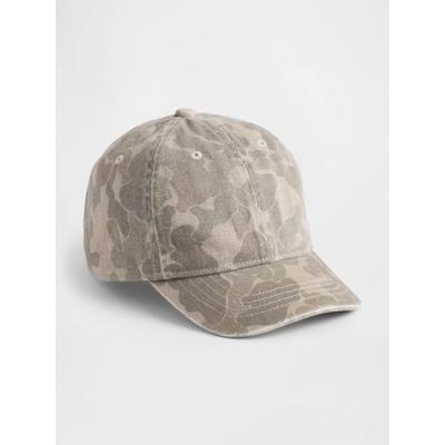 Gap Green Cotton Camo Baseball Hat