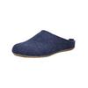 Hausschuh HAFLINGER "Haflinger Hausschuhe Filz", Damen, Gr. 42, blau (jeans), Filz, casual, Schuhe
