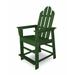 POLYWOOD® Long Island Counter Chair in Green | 50.5 H x 26.5 W x 30.5 D in | Wayfair ECD24GR