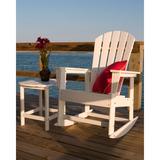 POLYWOOD® South Beach Rocking Chair in Brown | 41 H x 26.5 W x 30 D in | Wayfair SBR16TE