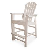 POLYWOOD® South Beach Outdoor Bar Chair Plastic in Brown | 56.5 H x 26.5 W x 30.5 D in | Wayfair SBD30SA