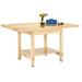 Shain Wood Top Workbench Wood in Brown | 30.25 H x 72 W x 30 D in | Wayfair W -7230L