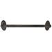 Alno Inc Classic Traditional 18" Grab Bar w/ Brass Construction Metal | 3.0625 H x 1.25 D in | Wayfair A8023-18-BARC