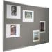 MooreCo Fab-Tak Wall Mounted Bulletin Board Cork/Metal in Gray | 48 H x 0.5 D in | Wayfair 331AM-36