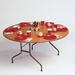 Correll, Inc. Circular Folding Table Wood in Brown | 29 H x 60 W x 60 D in | Wayfair CF60PX-06