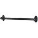 Alno Inc Classic Traditional 24" Grab Bar w/ Brass Construction Metal in Brown | 3.0625 H x 1.25 D in | Wayfair A8023-24-BRZ