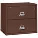 FireKing Fireproof 2-Drawer Lateral Filing Cabinet Metal/Steel in Brown | 27.75 H x 31.1875 W x 22.125 D in | Wayfair 2-3122-C (brown)