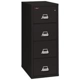 FireKing Fireproof 4-Drawer Vertical File Cabinet Metal/Steel in Black | 52.75 H x 20.8125 W x 31.5625 D in | Wayfair 4-2131-C (black) (w/ E-Lock)