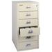 FireKing Fireproof 6-Drawer Vertical File Cabinet Metal/Steel in White | 52.75 H x 25.3125 W x 31.5625 D in | Wayfair