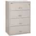 FireKing Fireproof 4-Drawer Vertical Filing Cabinet Metal/Steel in Gray | 52.75 H x 37.5 W x 22.125 D in | Wayfair