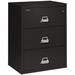 FireKing Fireproof 3-Drawer Vertical Filing Cabinet Metal/Steel in Black | 40.25 H x 31.1875 W x 22.125 D in | Wayfair