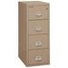 FireKing Fireproof 4-Drawer Vertical File Cabinet Metal/Steel in Brown | 52.75 H x 20.8125 W x 31.5625 D in | Wayfair