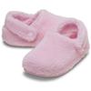 Hausschuh CROCS "Classic Cozzy Slipper K", Kinder, Gr. 30, rosa, Croslite, Textil, casual, Schuhe, Pantoffel, Clog mit Filzwolle