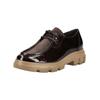 Schnürschuh PAUL GREEN "Paul Green Halbschuhe Leder", Damen, Gr. 38, moro, Leder, casual, Schuhe