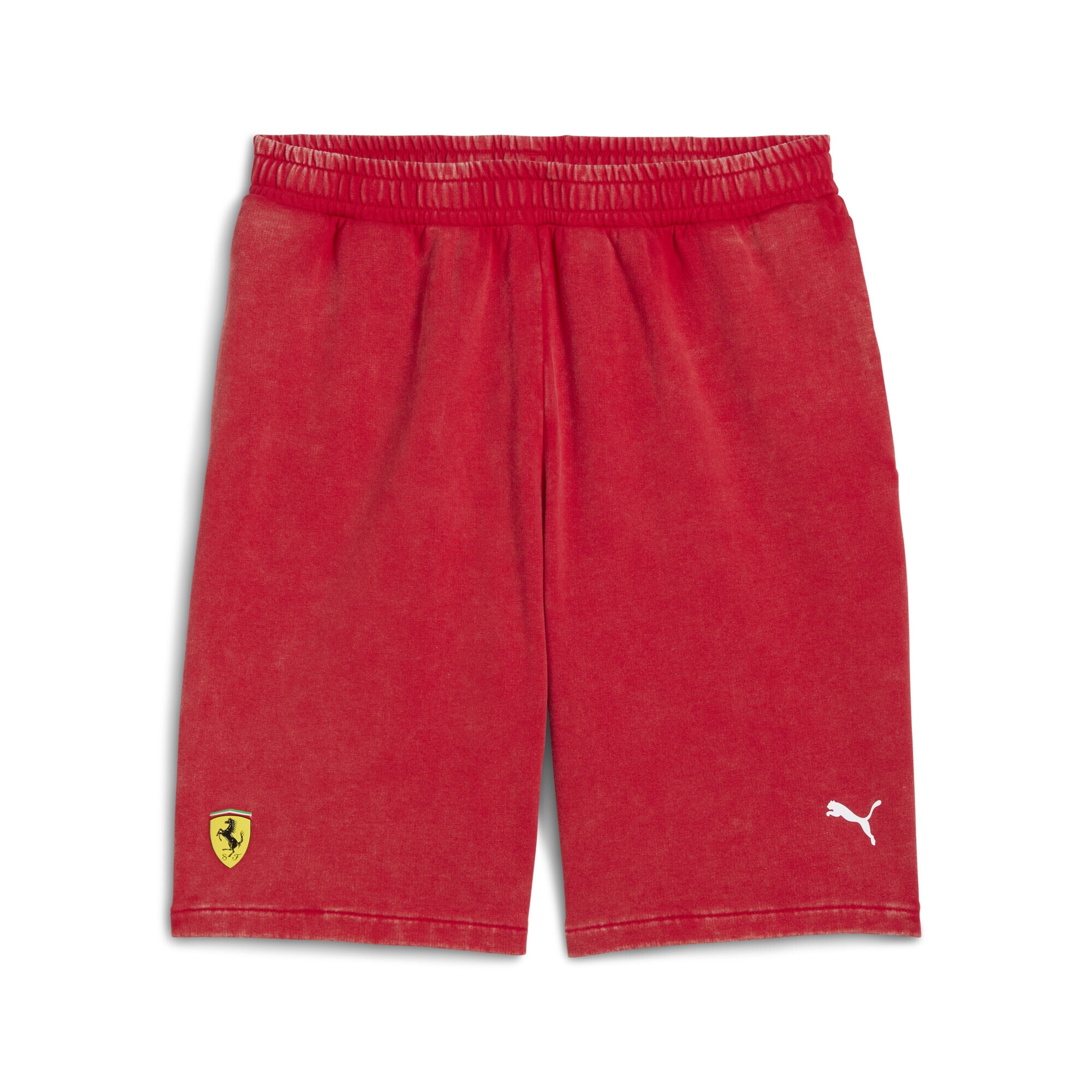 Sporthose PUMA "Scuderia Ferrari Sportswear Sweat-Shorts Herren", Herren, Gr. XXL, Normalgrößen, rosso corsa rot, Obermaterial: 100% Baumwolle; Tasche – Oben: 100% Baumwolle, unifarben, regular fit, Hosen Image
