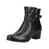 Stiefelette CAPRICE "Caprice Stiefelette Leder", Damen, Gr. 39, schwarz, Leder, casual, Schuhe