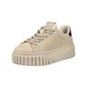Plateausneaker TAMARIS "Tamaris Sneaker Veloursleder", Damen, Gr. 40, braun (antelope), Veloursleder, casual, Schuhe