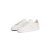 Sneaker TOMMY JEANS "THE GREENWICH EDGE FULL LEATHER", Damen, Gr. 41, weiß, Leder, sportlich, Schuhe, Freizeitschuh, Halbschuh, Schnürschuh im Basket-Style