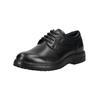 Schnürschuh JOSEF SEIBEL "Josef Seibel Halbschuhe Leder", Herren, Gr. 44, schwarz, Leder, casual, Schuhe