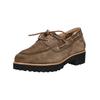 Mokassin PAUL GREEN "Paul Green Halbschuhe Veloursleder", Damen, Gr. 41, erde, Veloursleder, casual, Schuhe