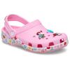 Clog CROCS "Mickey Friends Minnie Classic Clog K", Kinder, Gr. 32, rosa, Croslite, casual, Schuhe, Hausschuh mit buntem Motiv