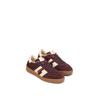 Sneaker MARC O'POLO "COURT W", Damen, Gr. 39, lila (aubergine, creme), Veloursleder, unifarben mit Farbeinsatz, sportlich, Schuhe, Retro-Sneaker, Halbschuh, Schnürschuh mit Memory Foam