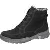 Winterboots WALDLÄUFER "H-LUMI", Damen, Gr. 7 (40,5), schwarz, Veloursleder, unifarben, sportlich, Schuhe, Stiefelette, Warmfutter, in komfortabler Weite H (= sehr weit)