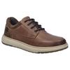 Sneaker JOSEF SEIBEL "Clayton 01", Herren, Gr. 43, braun (cognac), Leder, casual, Schuhe, Schnürschuh, Komfortschuh mit Wechselfußbett