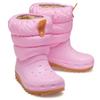 Winterboots CROCS "CLASSIC NEO PUFF BOOT T", Kinder, Gr. 24, rosa, Croslite, Nylon, casual, Schuhe, Snowboots, Winterstiefel zum Schlupfen