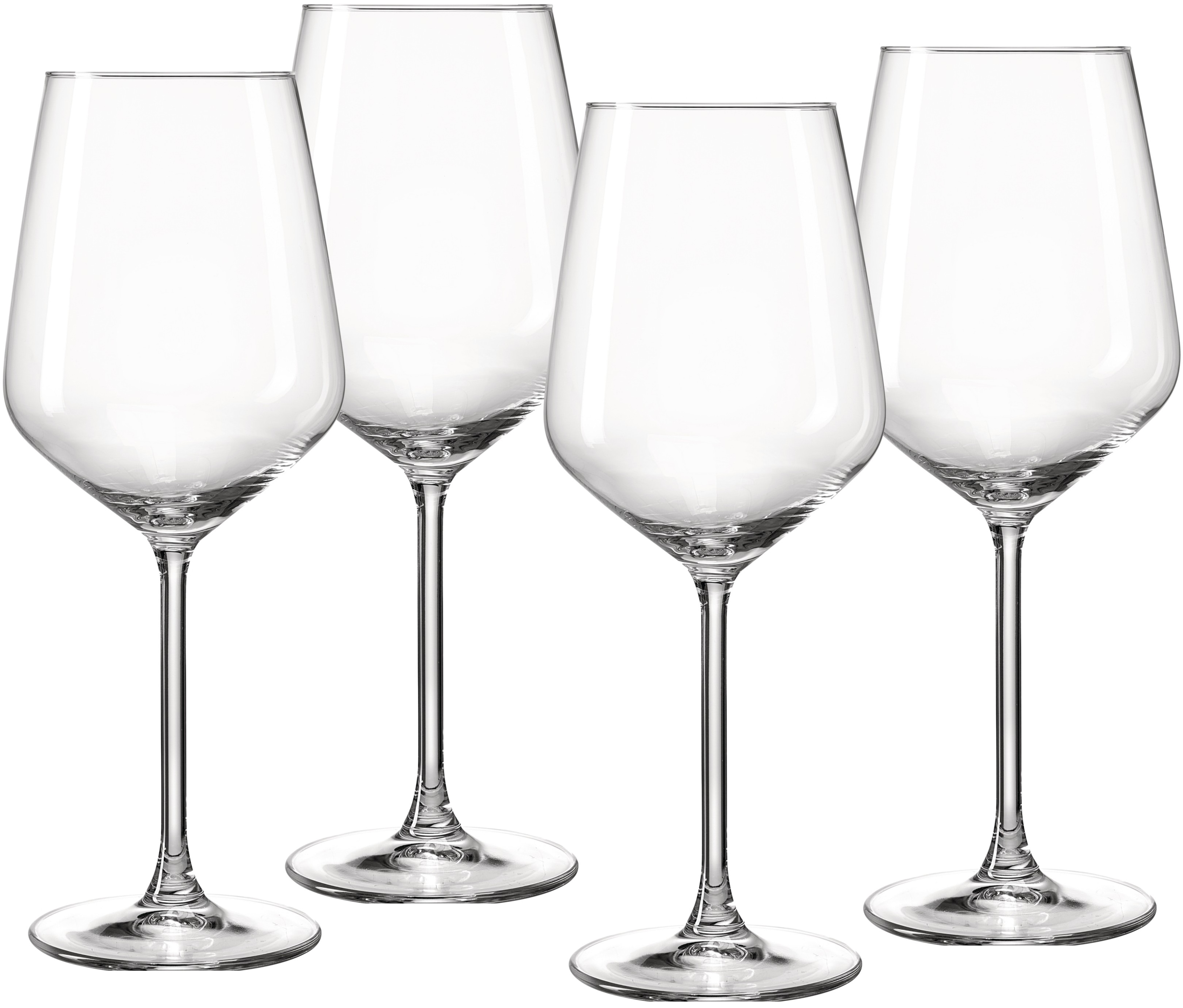 Weinglas RITZENHOFF & BREKER "Rumba", transparent, B:9,5cm H:24,5cm Ø:9,5cm, Glas, Trinkgefäße, Burgunderglas im 4er Set, je 650 ml Image